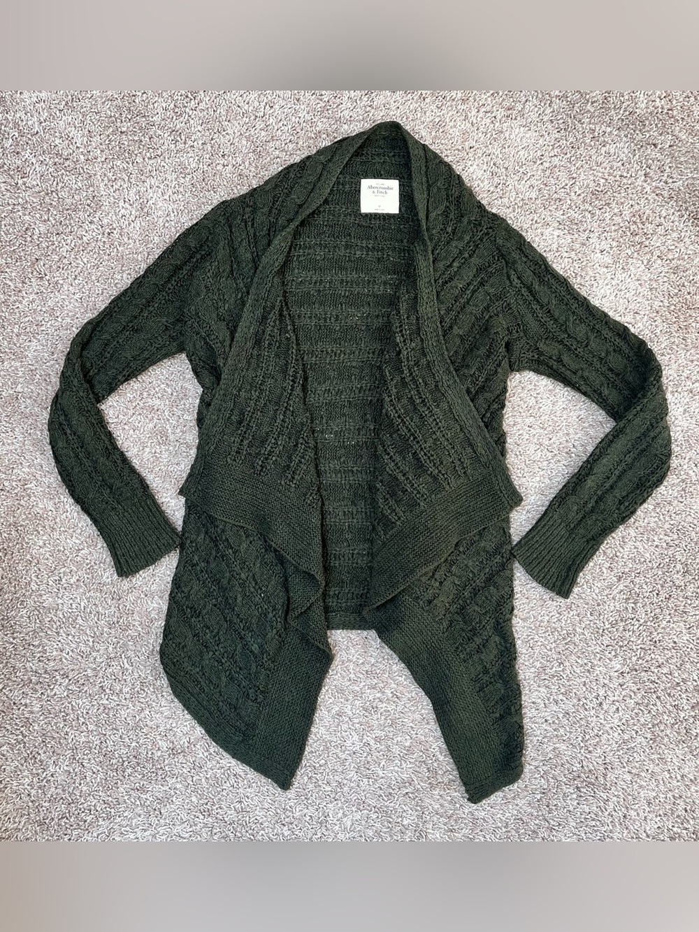 Abercrombie & Fitch Drapey Cardigan Sweater